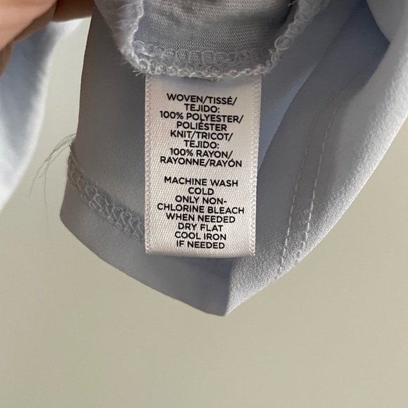 LOFT Split Back Blue Tank - Picture 6 of 8